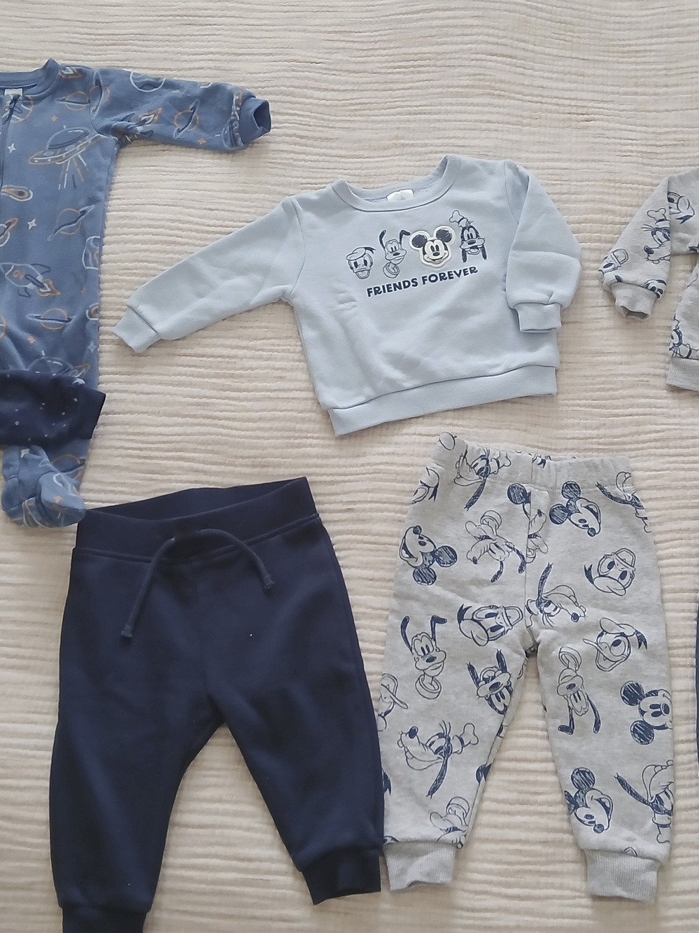 Baby Boy 6-9 Month Pekkle / Mickey Mouse Bundle